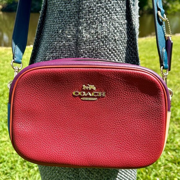 Coach Handbags - SOLD - COACH NWOT Jamie Camera Bag in Colorblock Leather Crossbody Bag CE647